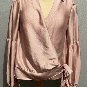 Michael Kors Blush Wrap Blouse